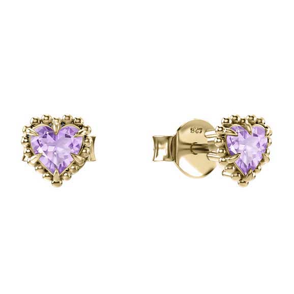 Stolen Girlfriends Club Dahlia's Heart Earrings